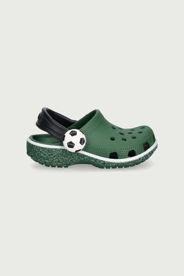 Шлепанцы детские Crocs CLASSIC SOCCER TURF CLOG цвет зеленый