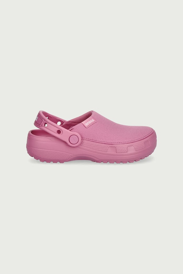Шлепанцы детские Crocs CLASSIC CRAFTED CLOG цвет розовый