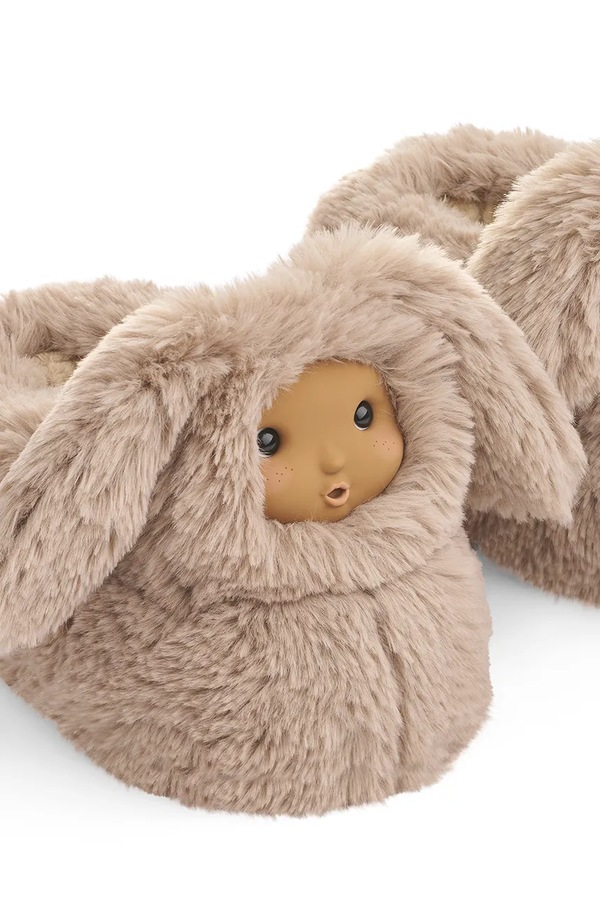 Капці дитячі Liewood Avalina Doll Plush Slipper колір бежевий фото 2