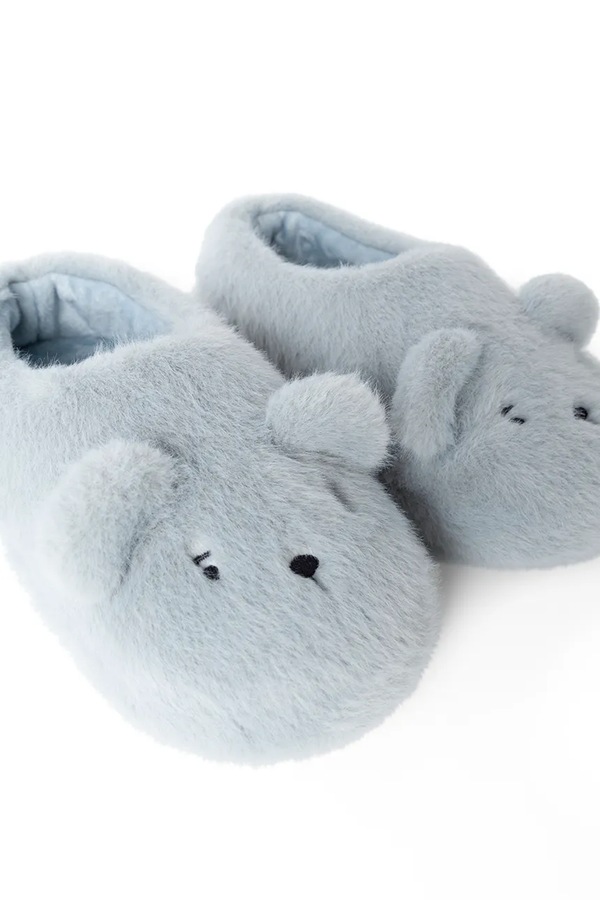 Капці дитячі Liewood Aviaja Bear Slippers колір блакитний