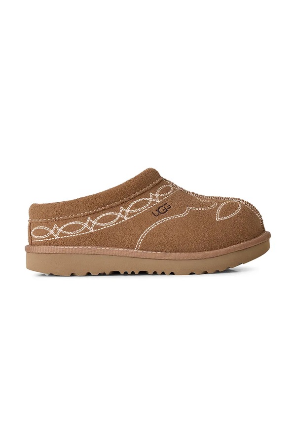 Взуття дитяче замшеве UGG TASMAN IWESTERN колір коричневий