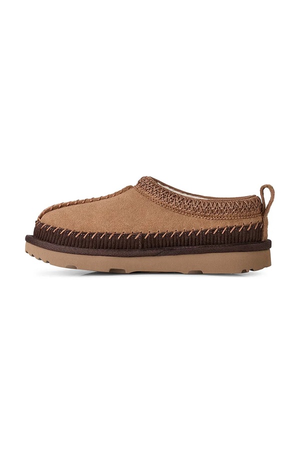Капці дитячі замшеві UGG TASMAN IHERITAGE колір коричневий фото 4