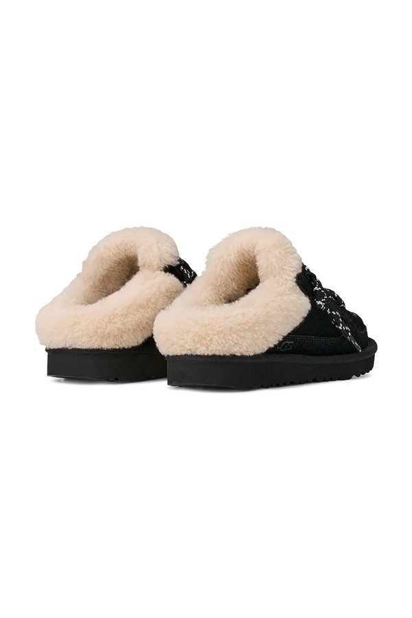 Взуття дитяче замшеве UGG LOWMEL MULE колір чорний фото 3