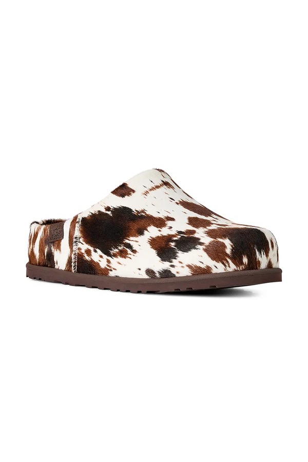 Шлепанцы мюли мужские кожаные UGG M Otzo Western Clog цвет коричневый
