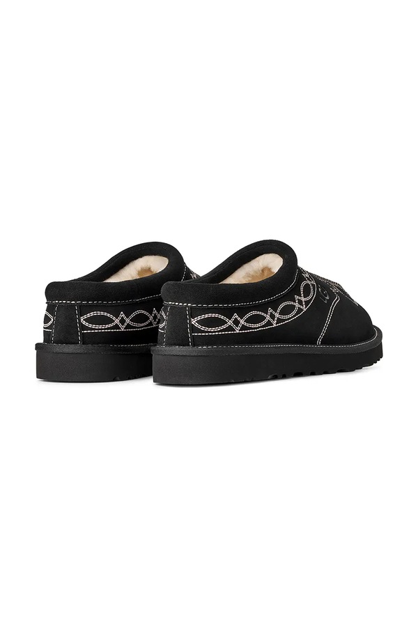 Капці чоловічі замшеві UGG M Tasman Western колір чорний фото 2