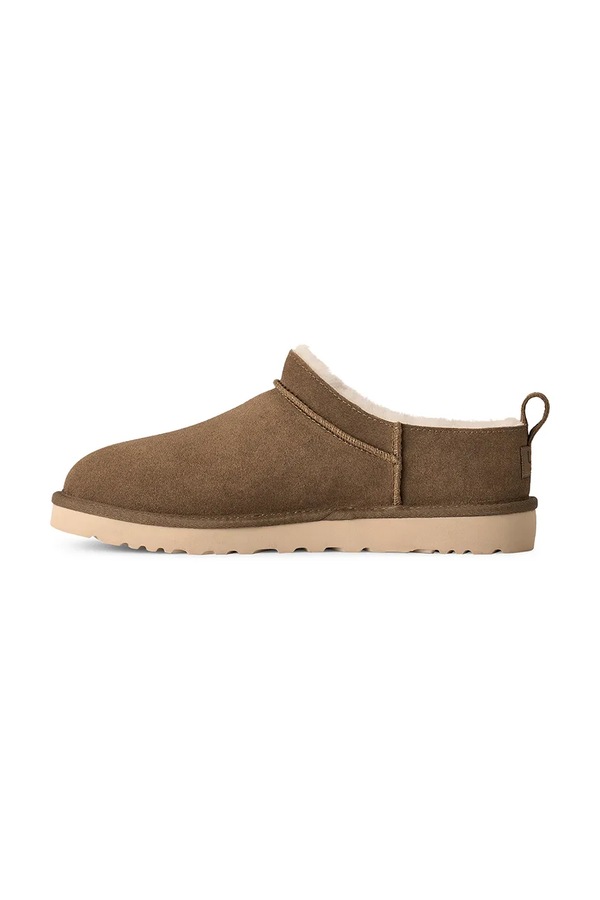 Капці чоловічі замшеві UGG M Classic Micro колір коричневий фото 4