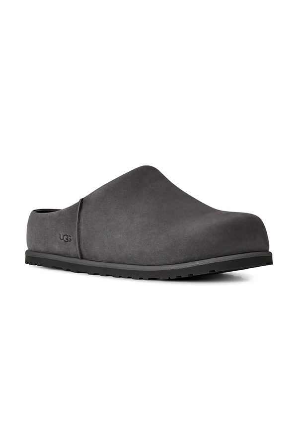 Капці чоловічі нубукові UGG M Otzo Clog колір сірий фото 2