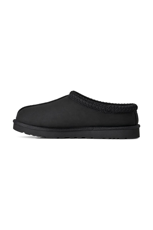 Капці чоловічі нубукові UGG M Tasman II Nubuck колір чорний фото 4