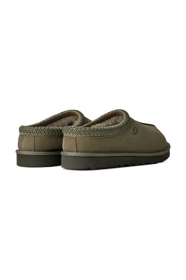 Капці чоловічі замшеві UGG M Tasman II колір зелений фото 2