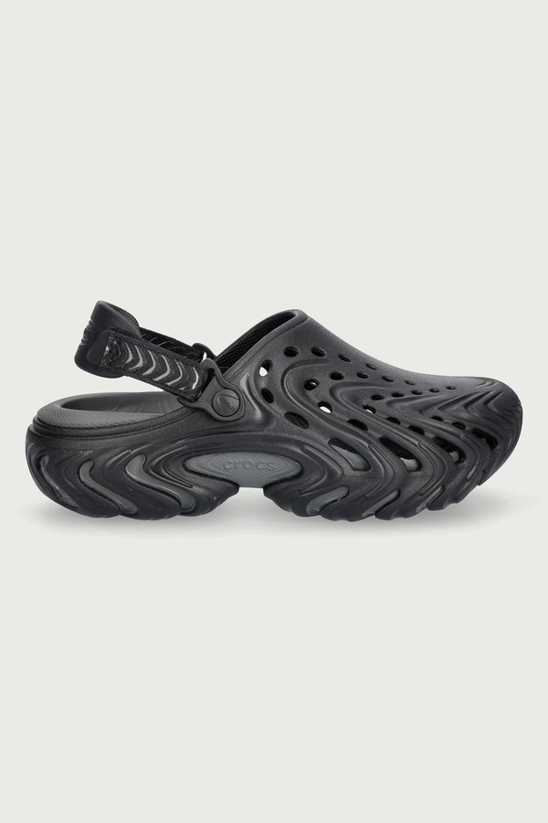 Шльопанці Crocs Echo II Chrome Clog колір чорний