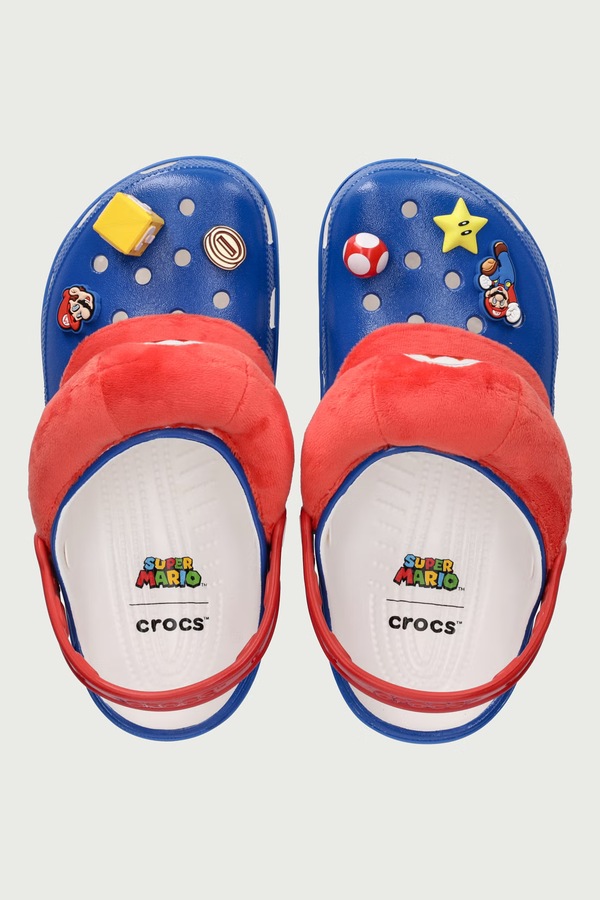 Шлепанцы Crocs Classic Mario Iam Clog цвет голубой