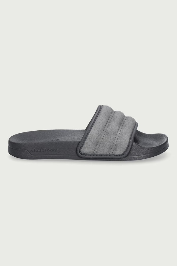 Шлепанцы замшевые adidas Adilette Noshower цвет серый