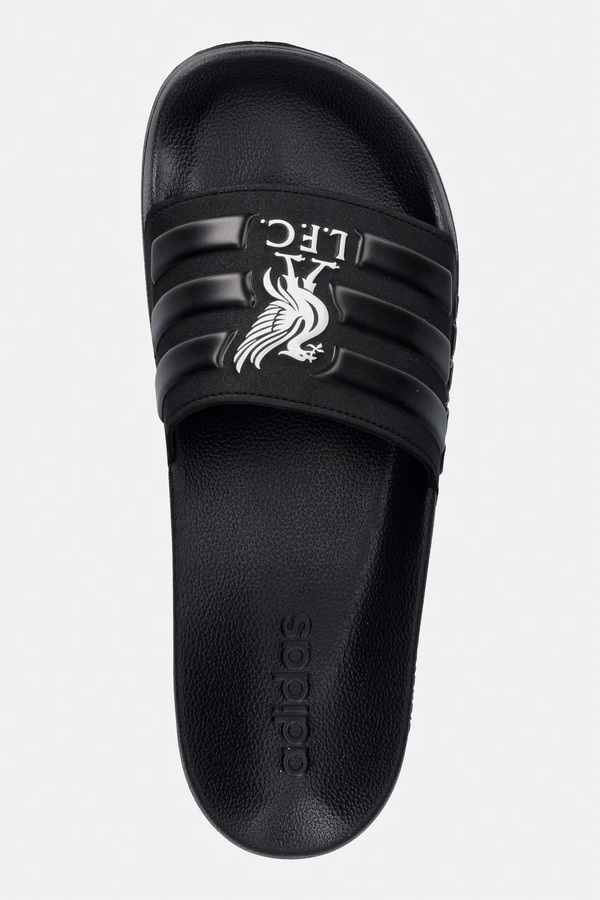 Шльопанці adidas Adilette Fc Liverpool колір чорний фото 4
