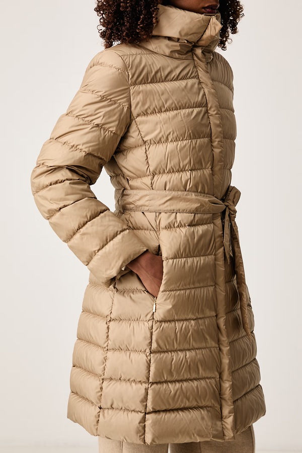 Пухова куртка жіноча Weekend Max Mara WKDSARTA колір бежевий фото 4