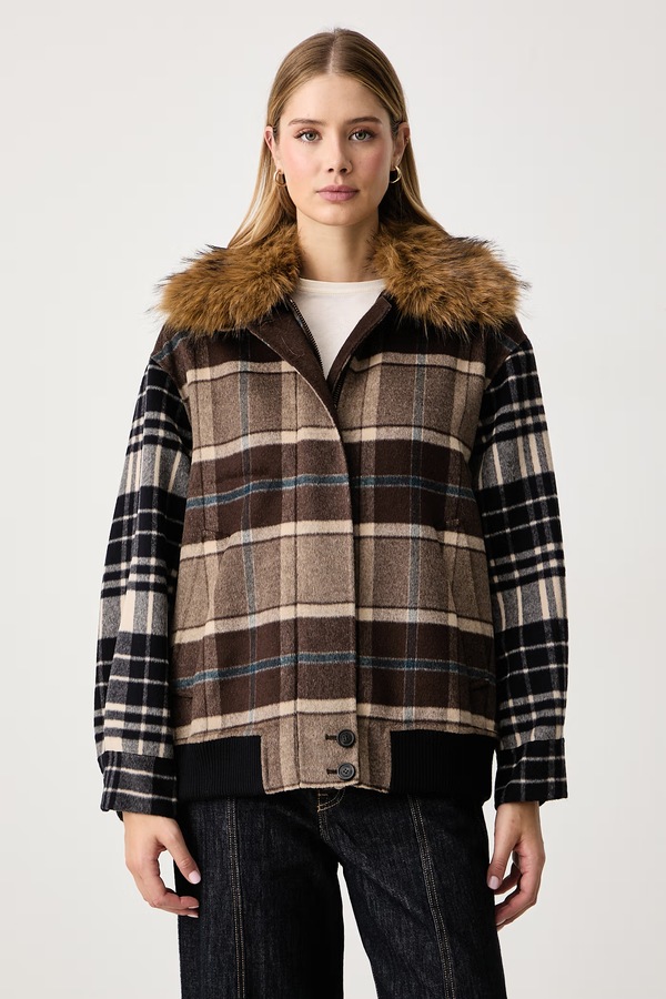 Куртка-сорочка жіноча вовняна Weekend Max Mara WKDDIVINA колір коричневий