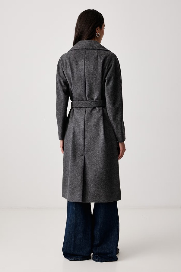 Пальто жіноче вовняне Weekend Max Mara WKDRESINA колір сірий фото 2