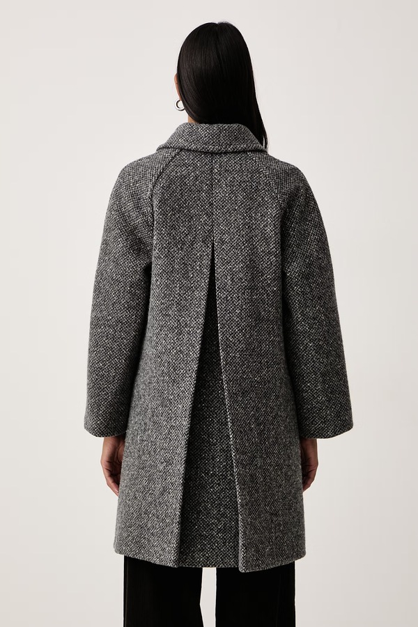 Пальто жіноче з вовною Weekend Max Mara WKDLATINO колір сірий фото 3