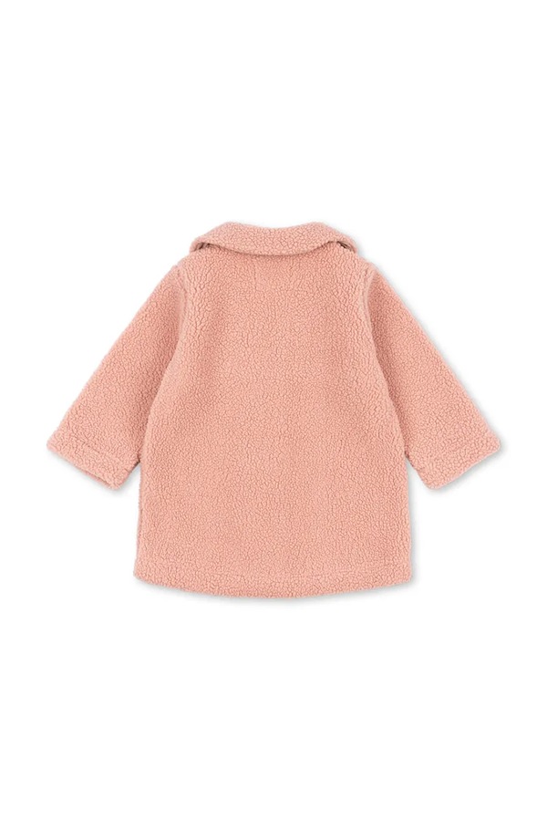 Пальто дитяче флісове Konges Sløjd JODY COAT GRS колір рожевий фото 2