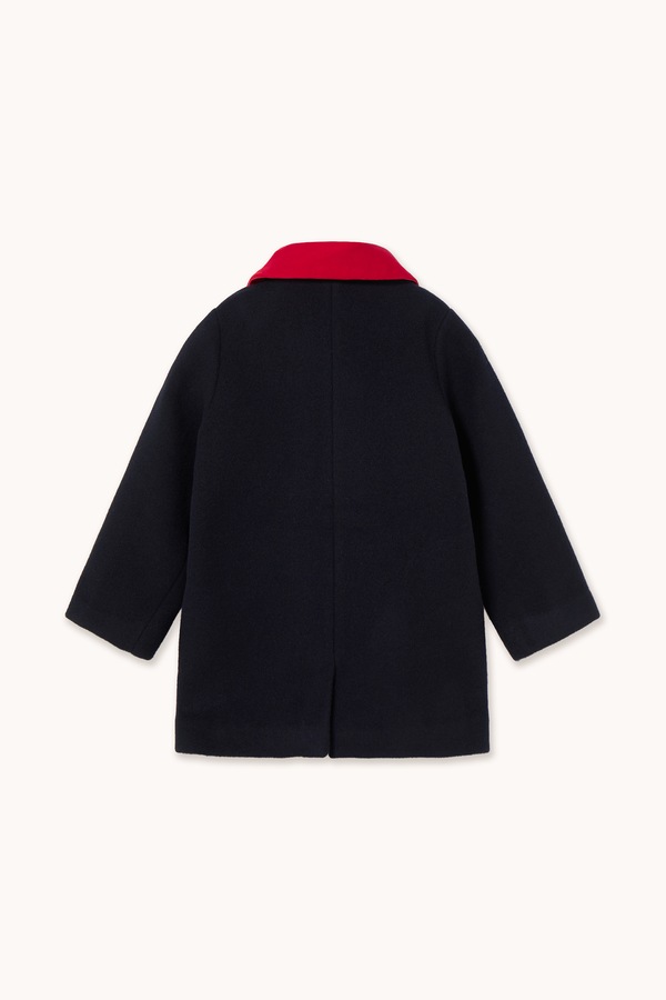 Пальто дитяче вовняне Tinycottons WOOL COAT колір чорний фото 3