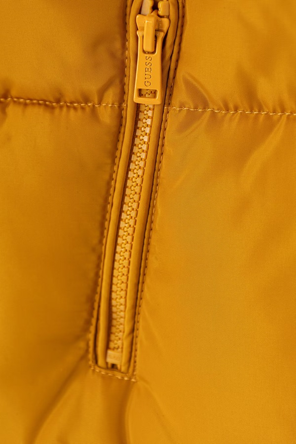 Зимова куртка дитяча Guess колір жовтий фото 3