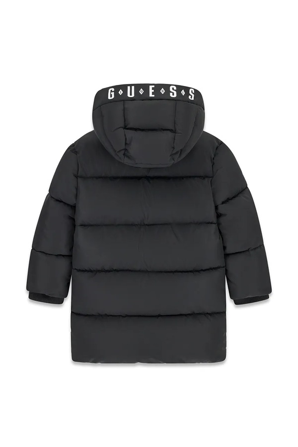 Зимова куртка дитяча Guess колір чорний фото 2