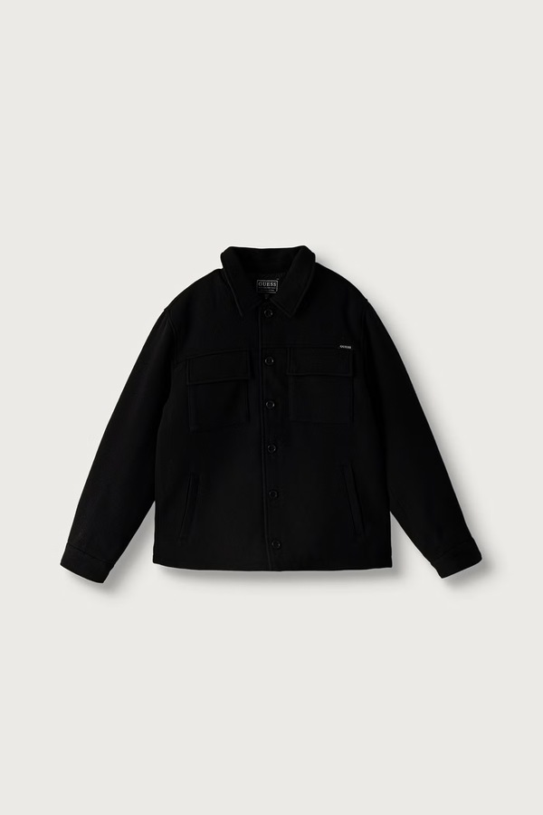 Куртка-сорочка дитяча Guess колір чорний