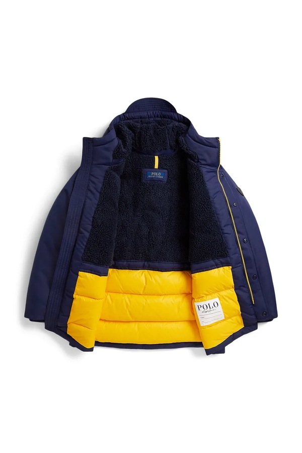 Парка дитяча Polo Ralph Lauren колір темно-синій фото 2