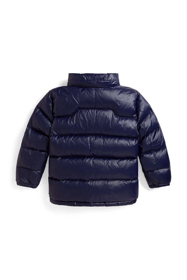 Пухова куртка дитяча Polo Ralph Lauren колір темно-синій фото 2