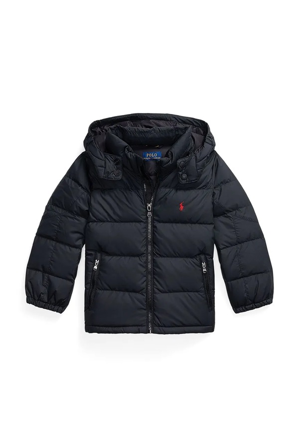 Пухова куртка дитяча Polo Ralph Lauren колір чорний