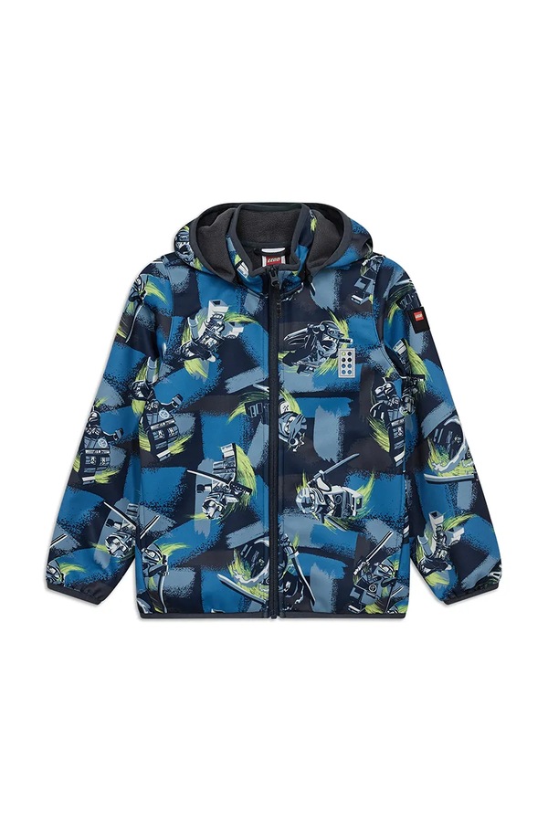 Куртка softshell дитяча Lego LWSIAN 600 колір блакитний