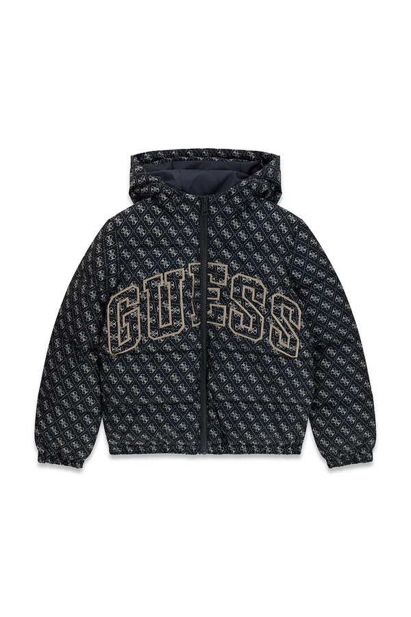 Стеганая куртка детская Guess цвет черный