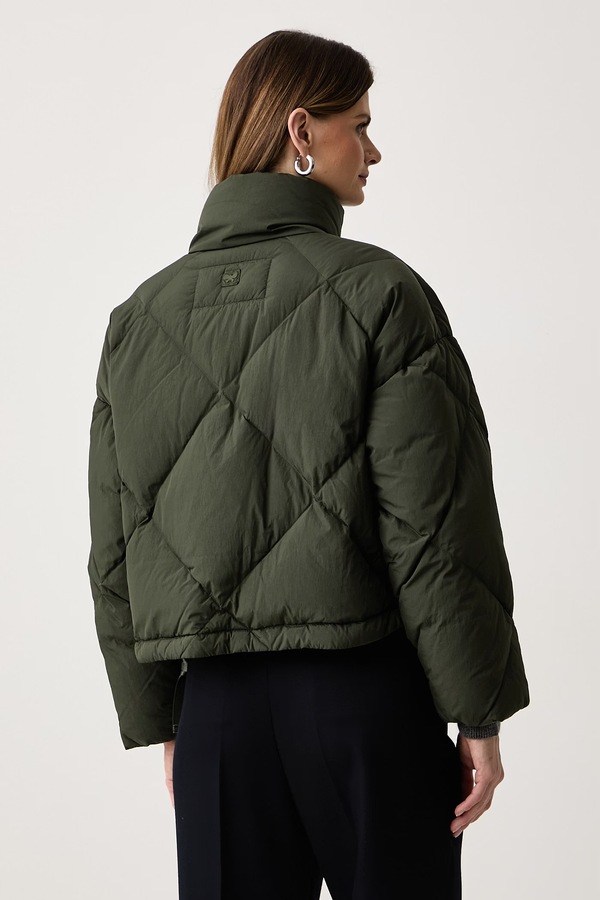Пухова куртка жіноча Weekend Max Mara WKDEDITO колір зелений фото 3