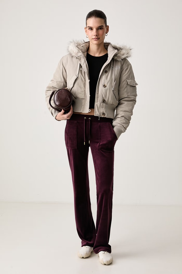Куртка жіноча Juicy Couture CAMILLE REBELLE NYLON колір бежевий фото 2