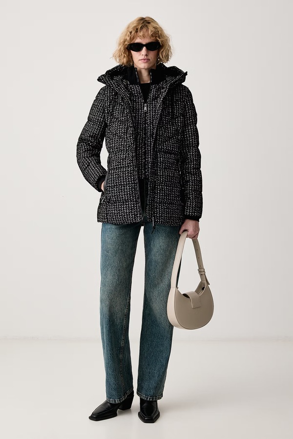 Зимова куртка жіноча DKNY колір чорний фото 2