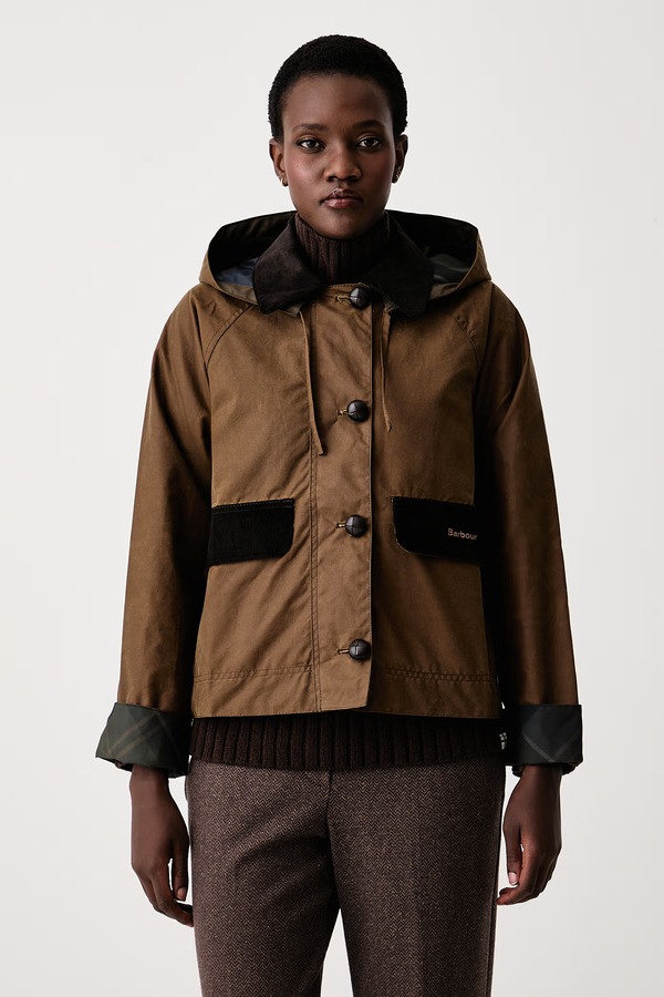 Куртка жіноча Barbour Adina колір коричневий
