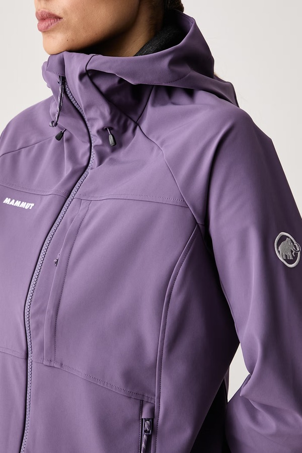 Трекінгова куртка жіноча Mammut Ultimate Comfort колір фіолетовий фото 4
