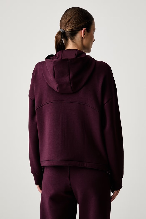Кофта з капюшоном жіноча Under Armour Unstoppable колір бордовий фото 3