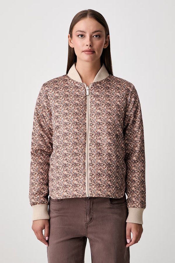 Двусторонняя куртка женская Scotch & Soda цвет бежевый
