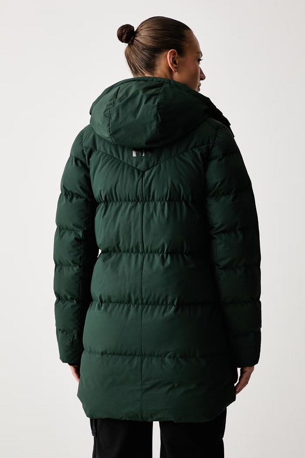 Стьобана куртка жіноча Helly Hansen ADORE PUFFY колір зелений фото 3