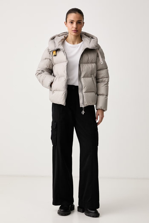 Пухова куртка жіноча Parajumpers TILLY колір сірий фото 2