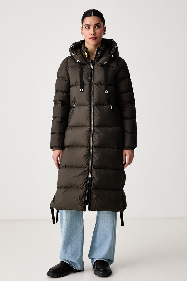 Пухова куртка жіноча Parajumpers PANDA колір коричневий