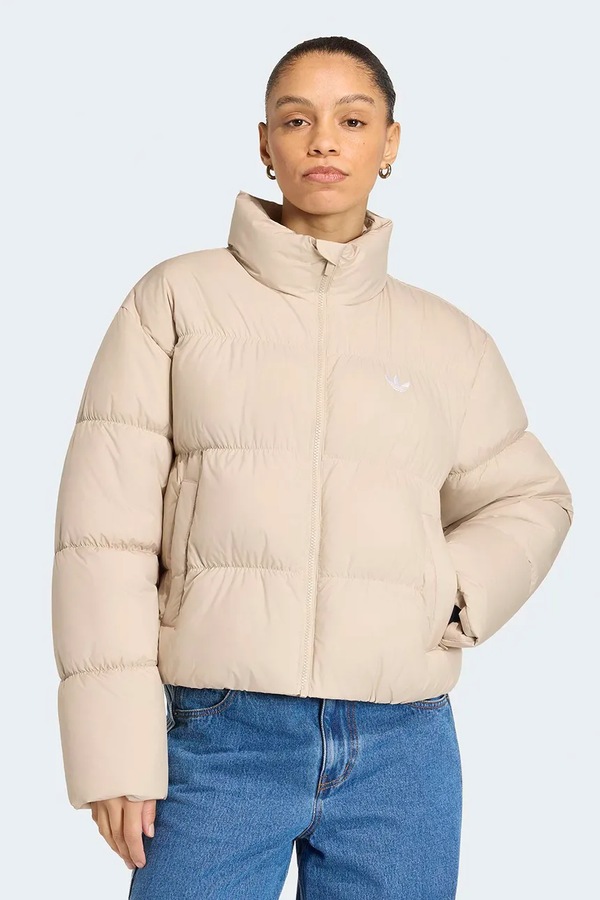 Куртка жіноча adidas Originals Short Padded колір бежевий