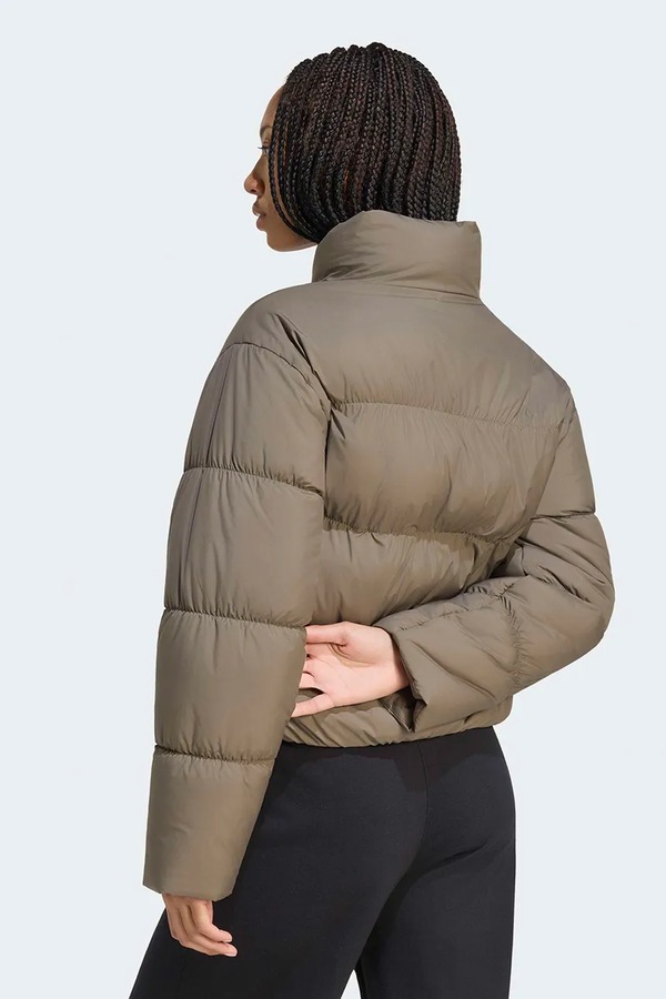 Коротка куртка жіноча adidas Originals Short Padded колір зелений фото 2