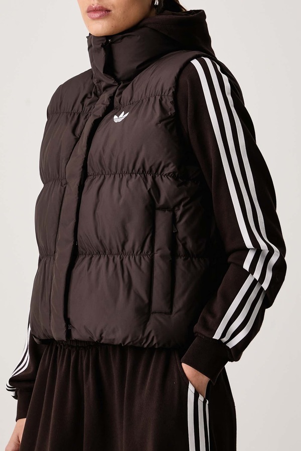 Безрукавка жіноча adidas Originals Regular Padded колір коричневий фото 4