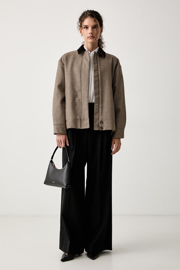 Демисезонная куртка женская шерстяная Weekend Max Mara WKDFESTA цвет коричневый