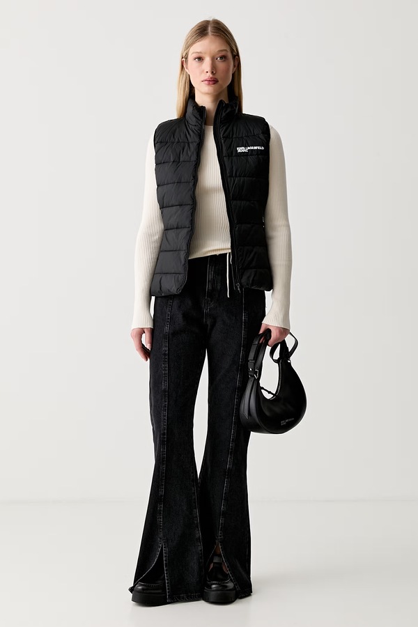Безрукавка жіноча Karl Lagerfeld Jeans колір чорний