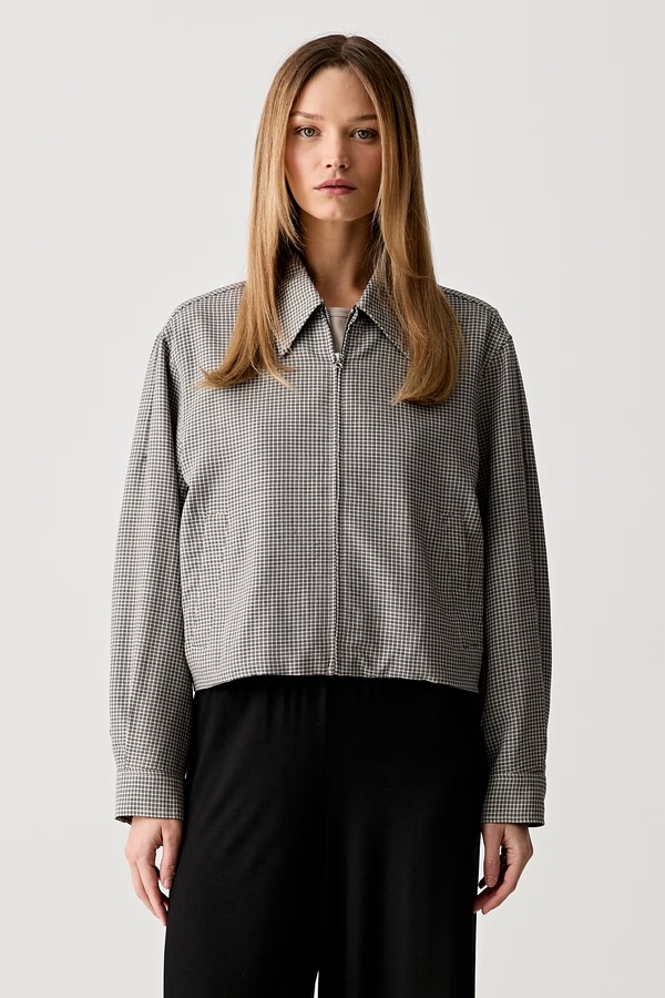 Демісезонна куртка жіноча вовняна rag & bone Krista колір чорний
