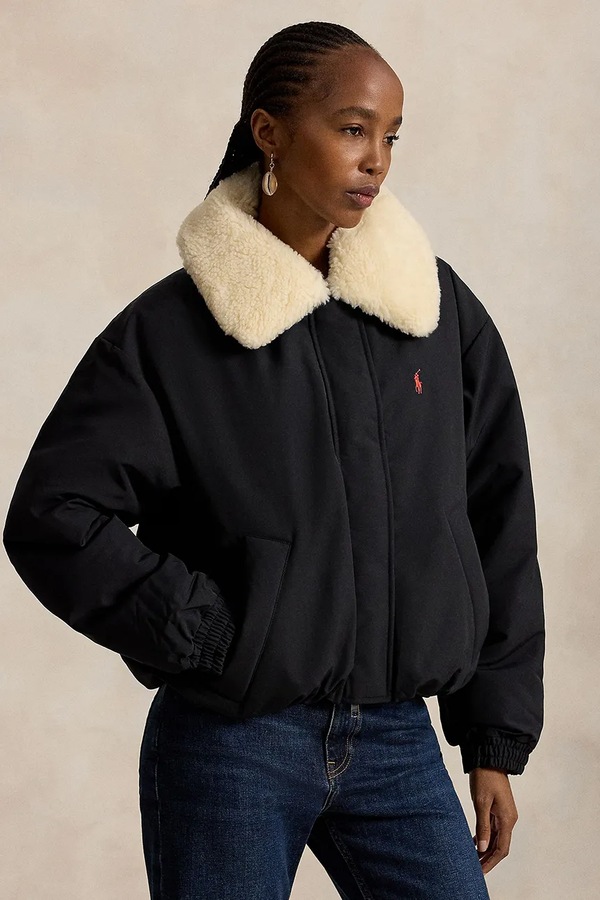 Пуховая куртка женская Polo Ralph Lauren цвет черный