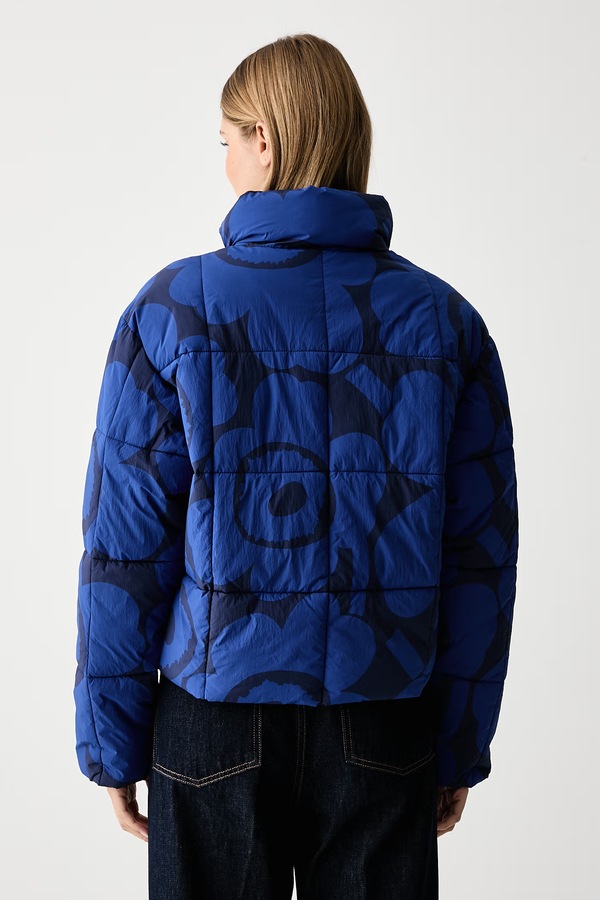 Коротка куртка жіноча Marimekko колір блакитний фото 3