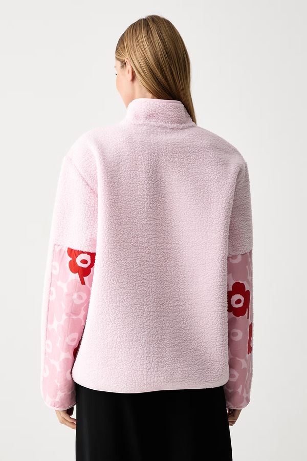 Коротка куртка жіноча Marimekko колір рожевий фото 3